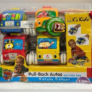 Pull-Back Toy Cars Set - Multicolor